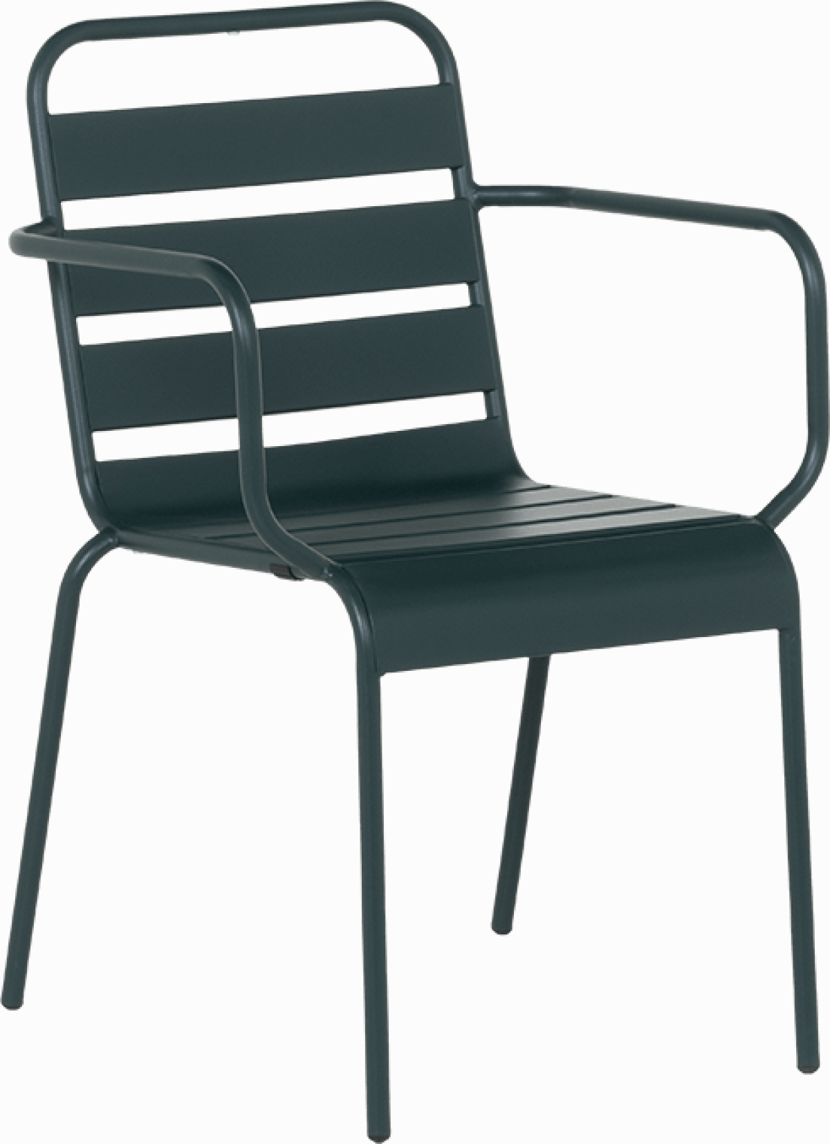 Метален градински стол INISA - тъмнозеленна ниска цена с бърза доставка - BestPC.BG