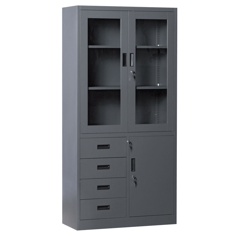 Метален шкаф Carmen CR-1278 E SAND - графитна ниска цена с бърза доставка - BestPC.BG