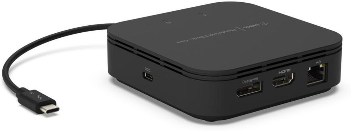 Докинг Станция Belkin Thunderbolt 3 Dock Core, Черенна ниска цена с бърза доставка - BestPC.BG