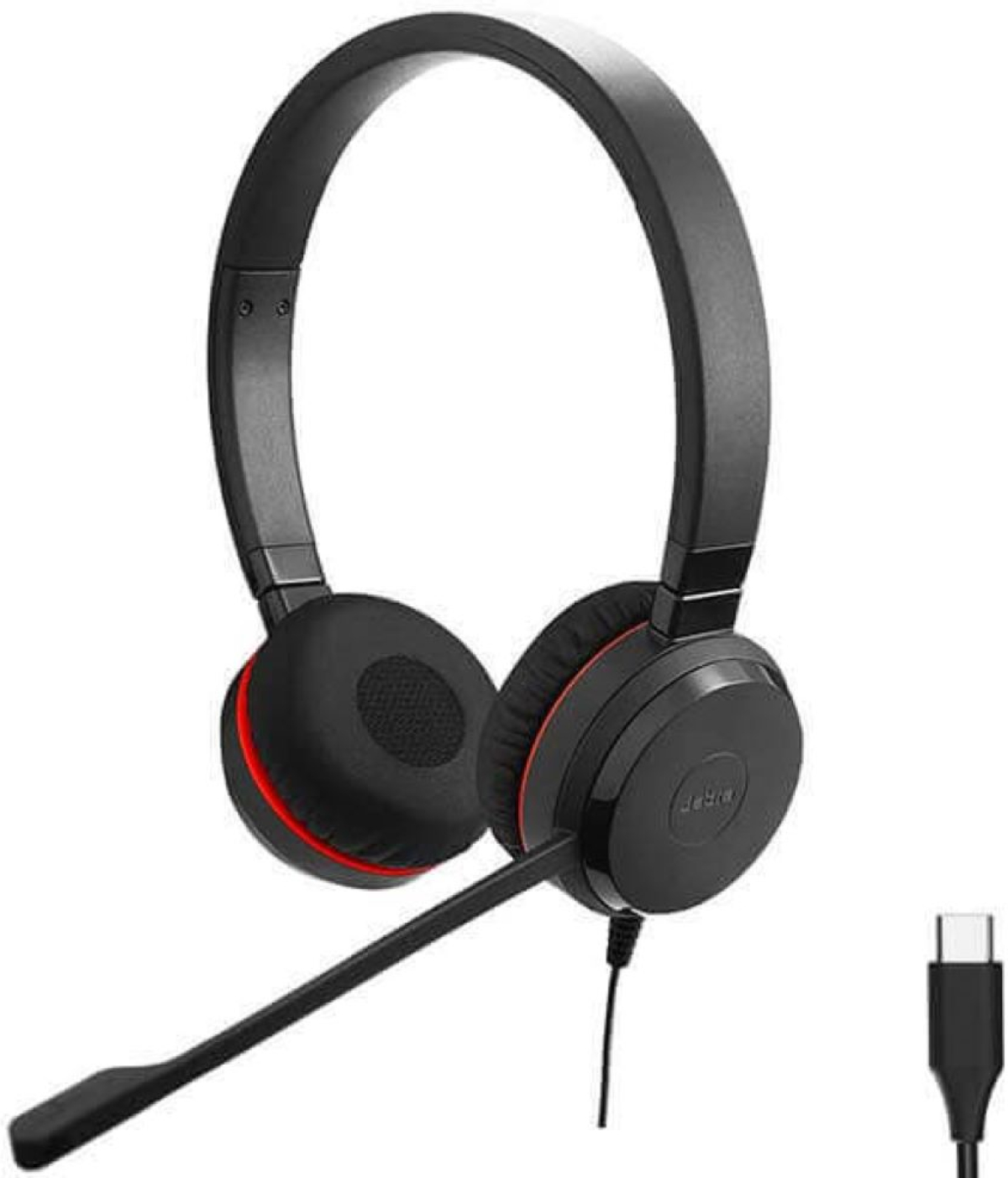 Слушалки Jabra Evolve 20 SE Stereo MS USB C/A жична слушалкана ниска цена с бърза доставка - BestPC.BG