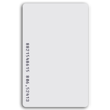 Други RFID карта тънка с номер, 125KHZ, S4A-EM-22 numна ниска цена с бърза доставка - BestPC.BG