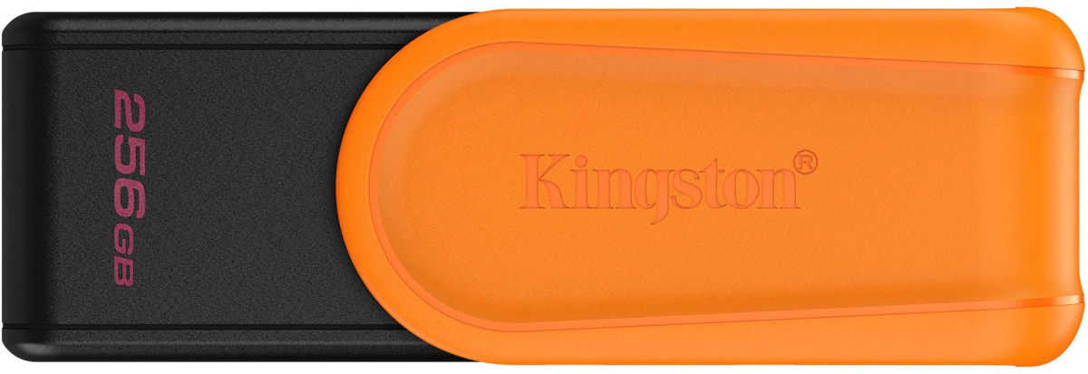 Kingston 256GB Portable USB 3.2 Gen 1 DataTraveler Exodia S (Black-Orange)на ниска цена с бърза доставка - BestPC.BG