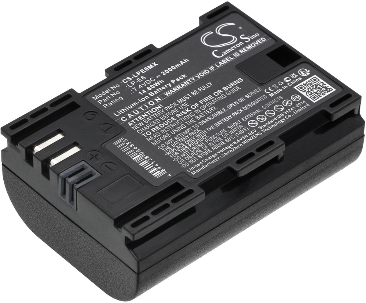 Аксесоар за камера Батерия за камера CANON LPE6 LiIon 7.4V 2000mAh Cameron Sinoна ниска цена с бърза доставка - BestPC.BG