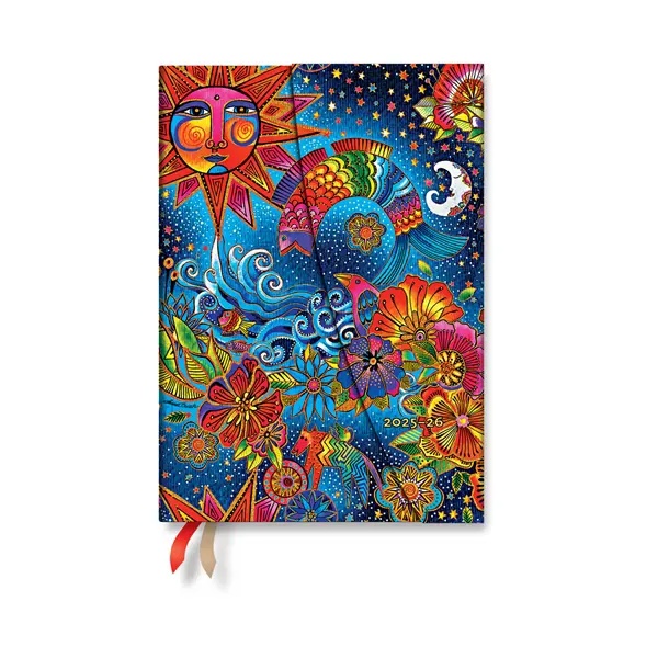 Paperblanks Планер Celestial Magic, Midi, хоризонтален, твърда корица, 104 листа, за 2025-2026 годинана ниска цена с бърза доставка - BestPC.BG