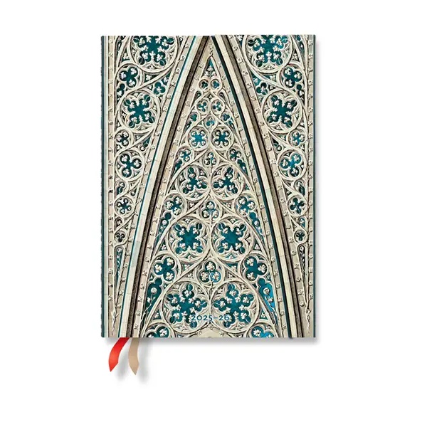 Paperblanks Планер Vault of the Milan Cathedral, Midi, хоризонтален, твърда корица, 104 листа, за 2025-2026 годинана ниска цена с бърза доставка - BestPC.BG