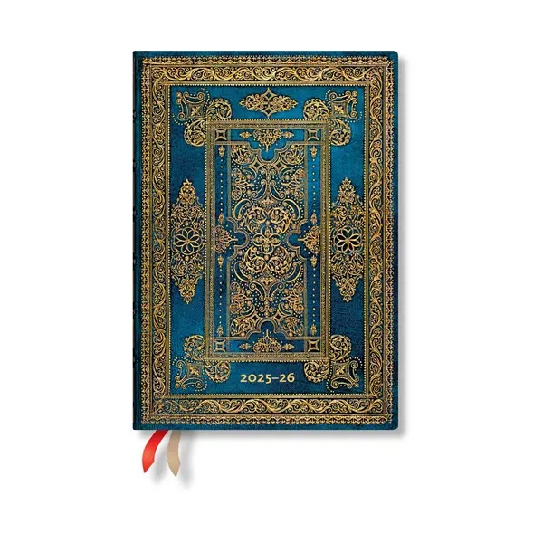 Paperblanks Планер Blue Luxe, Midi, хоризонтален, мека корица, 112 листа, за 2025-2026 годинана ниска цена с бърза доставка - BestPC.BG