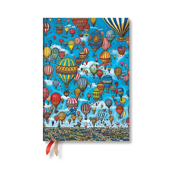 Paperblanks Планер Balloon Festival, Midi, хоризонтален, мека корица, 112 листа, за 2025-2026 годинана ниска цена с бърза доставка - BestPC.BG