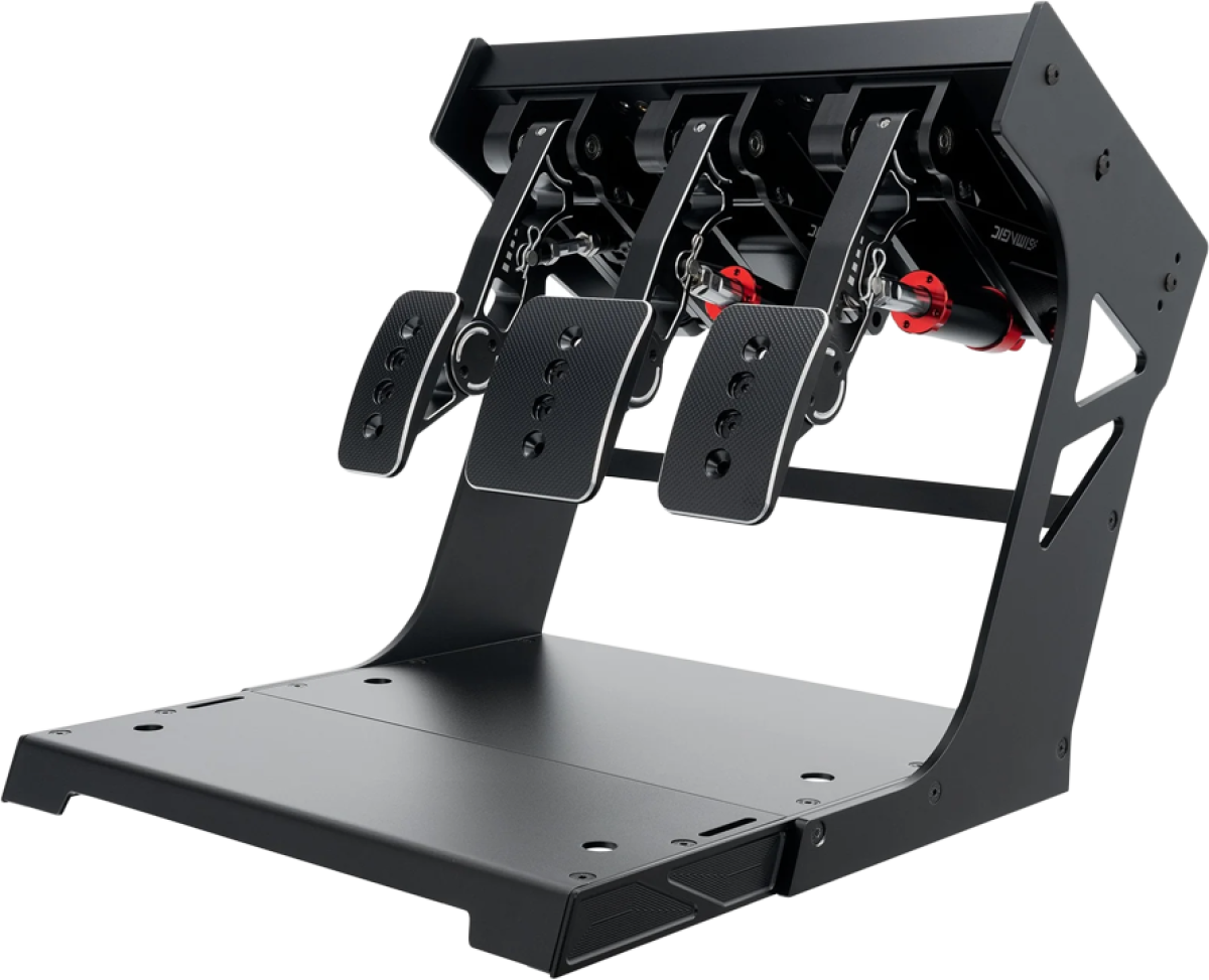 SIMAGIC P1000i Модулен обърнат педал, Haptic Pedal Reactor, Hydraulic System, SIM RAY, черенна ниска цена с бърза доставка - BestPC.BG