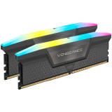 Памет CORSAIR VENGEANCE RGB DDR5 48GB (2 x 24GB) DDR5 6000 CL30-36-36-76 1.40V Intel XMP & AMD EXPO - GREYна ниска цена с бърза доставка - BestPC.BG