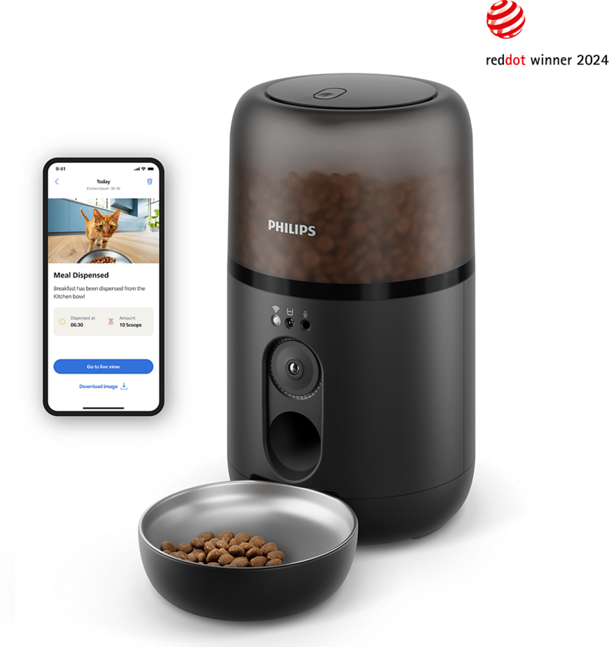 PHILIPS Pet Series Smart Feeder with Cameraна ниска цена с бърза доставка - BestPC.BG
