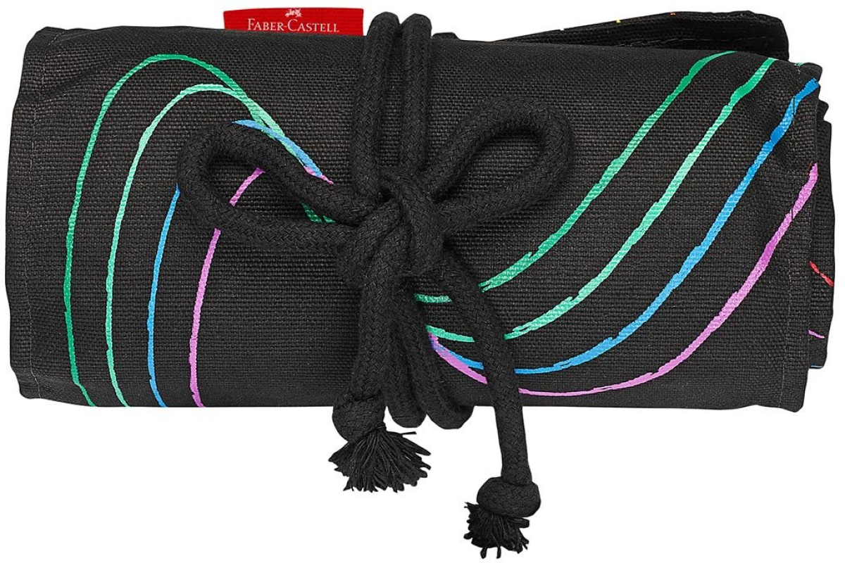 Faber-Castell Моливи Black Edition, на руло, 72 цвятана ниска цена с бърза доставка - BestPC.BG