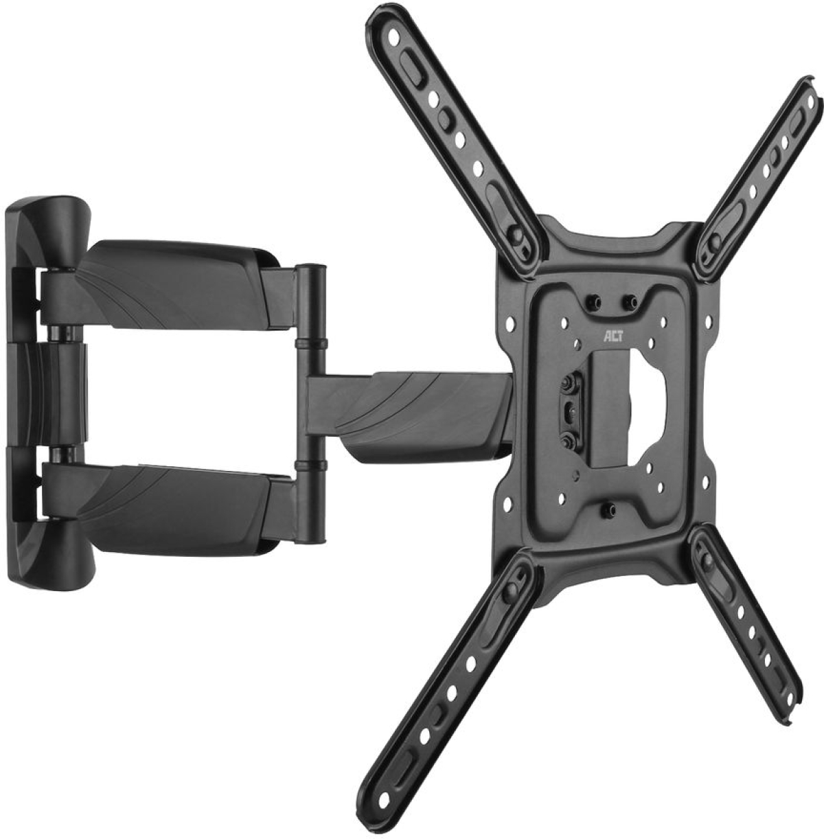 Стойка за телевизор ACT, стенна с подвижна конструкция, 23"–55", VESA съвместимана ниска цена с бърза доставка - BestPC.BG