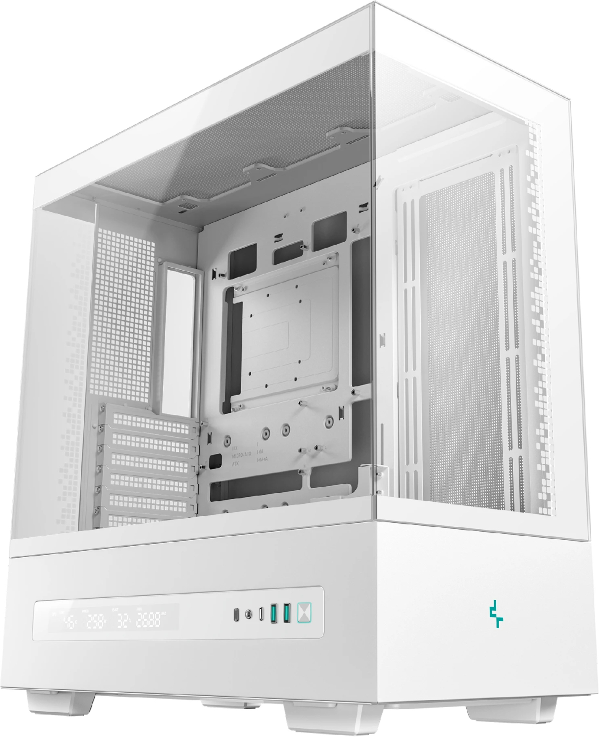 DeepCool кутия Case ATX - CH690 DIGITAL Whiteна ниска цена с бърза доставка - BestPC.BG