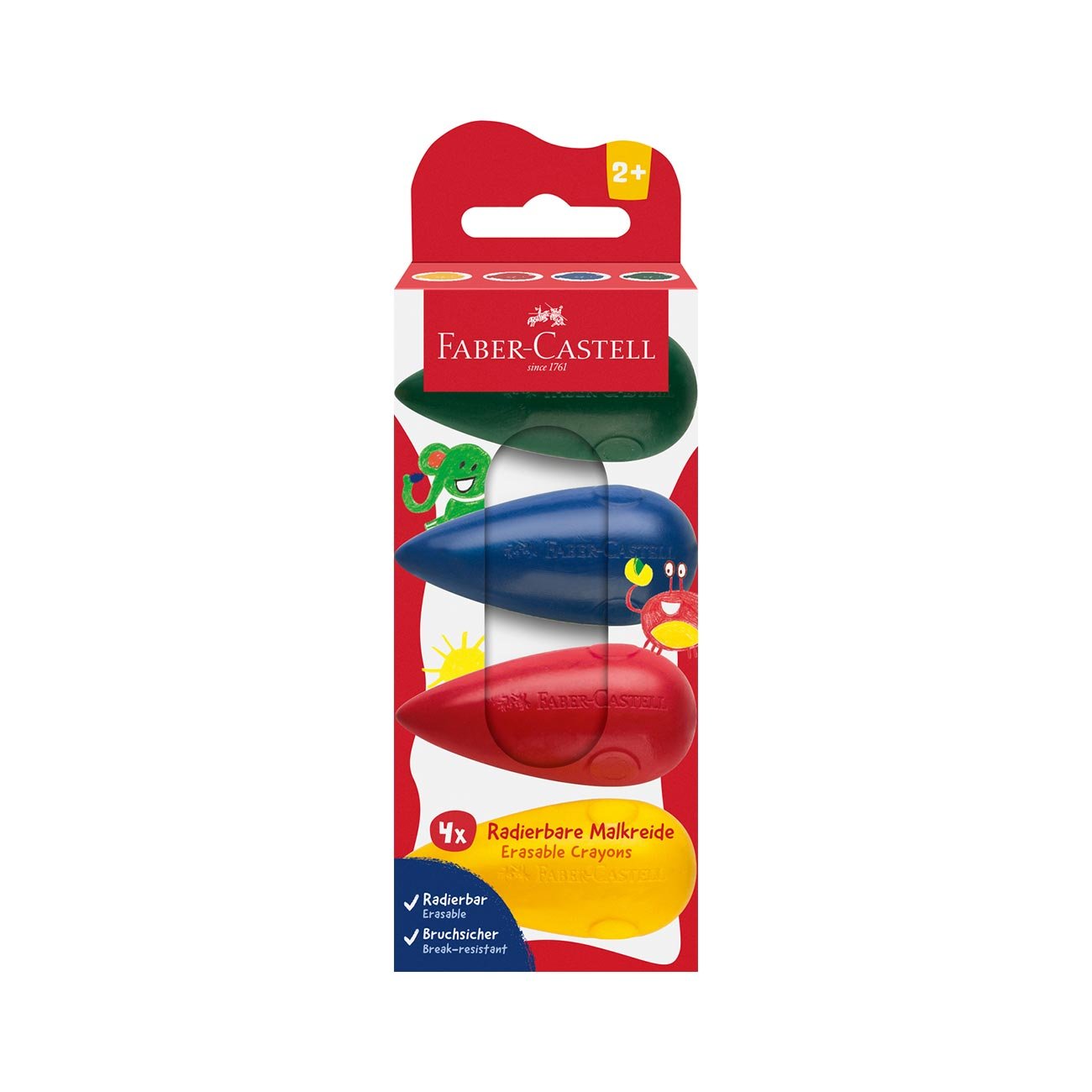 Faber-Castell Пастели Bulb, 4 цвятана ниска цена с бърза доставка - BestPC.BG