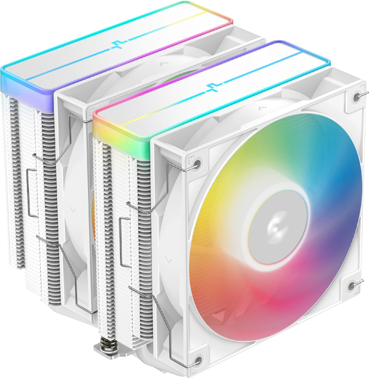 DeepCool охладител CPU Cooler AG620 WH - Addressable RGB V2, Dual-Tower - LGA1700-AM5на ниска цена с бърза доставка - BestPC.BG
