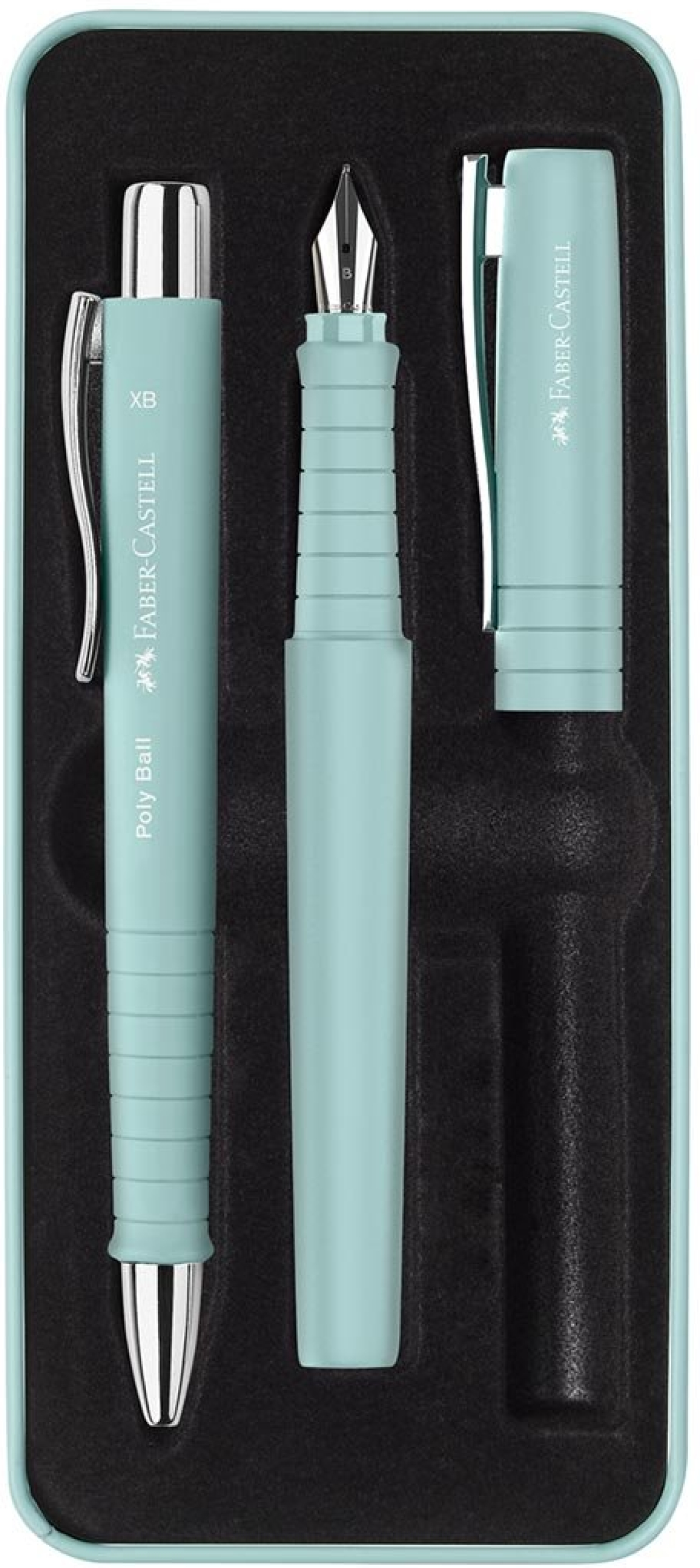 Писалка и химикалка Faber-Castell Poly, B, карибскосинина ниска цена с бърза доставка - BestPC.BG