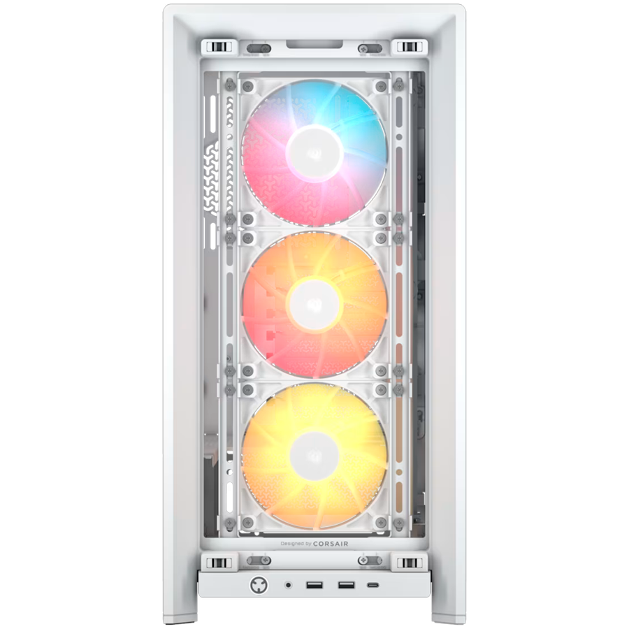 Кутия Corsair FRAME 4000D RS ARGB Mid-Tower, Whiteна ниска цена с бърза доставка - BestPC.BG