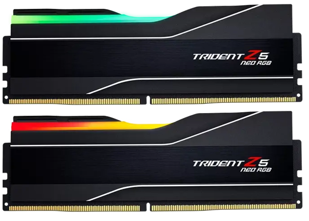 Памет G.SKILL Trident Z5 Neo RGB 48GB (2x24GB) DDR5-6400 CL32 - AMD EXPOна ниска цена с бърза доставка - BestPC.BG