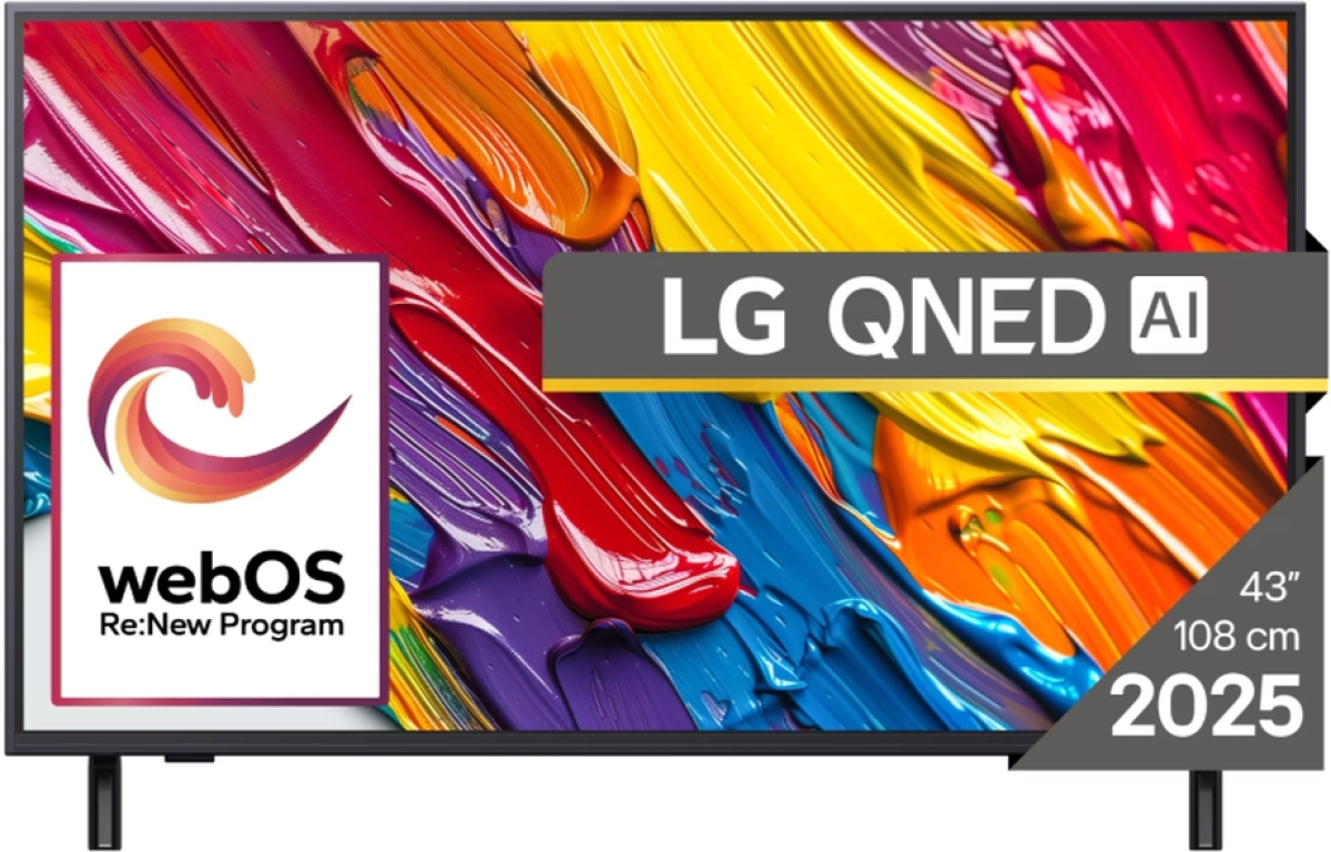 Телевизор LG 43QNED82A3B, 43" 4K QNED HDR Smart TV, 3840x2160, WiFi 5, HDMI, Bluetooth 5, LAN, Google Castна ниска цена с бърза доставка - BestPC.BG