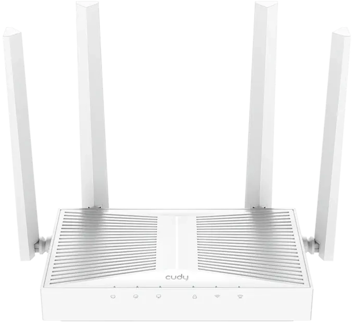 Безжичен рутер CUDY WR1300 - Двубандов AC1200, 300+867 Mbps, 5x10/100/1000, Бялна ниска цена с бърза доставка - BestPC.BG