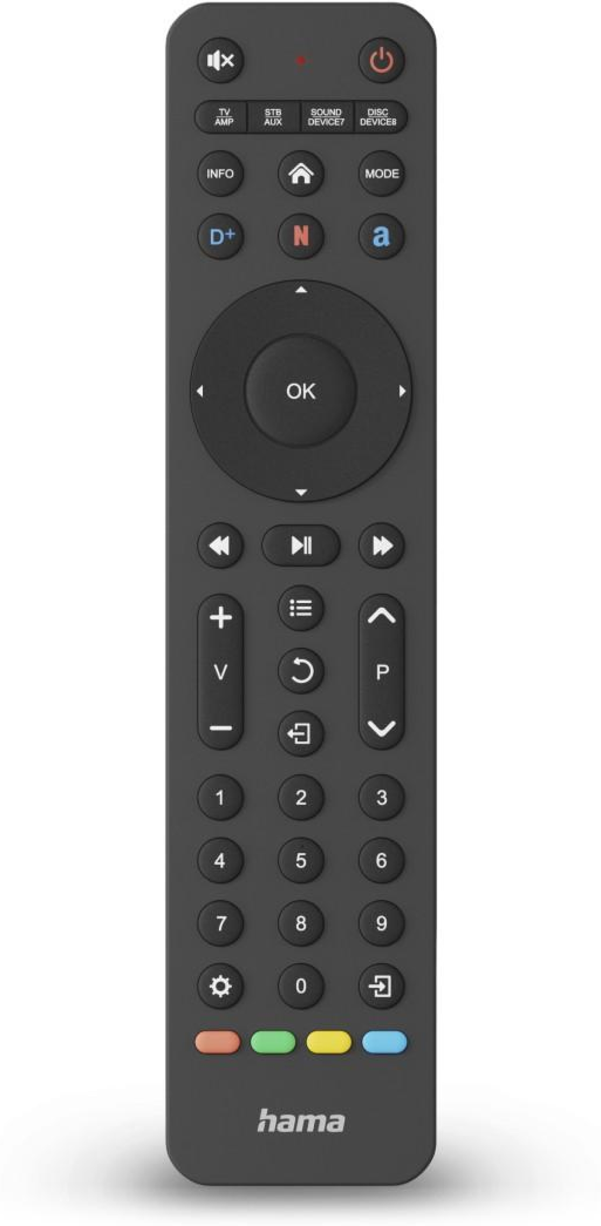 Аксесоар за телевизор HAMA Универсално дистанционно 8 in 1на ниска цена с бърза доставка - BestPC.BG