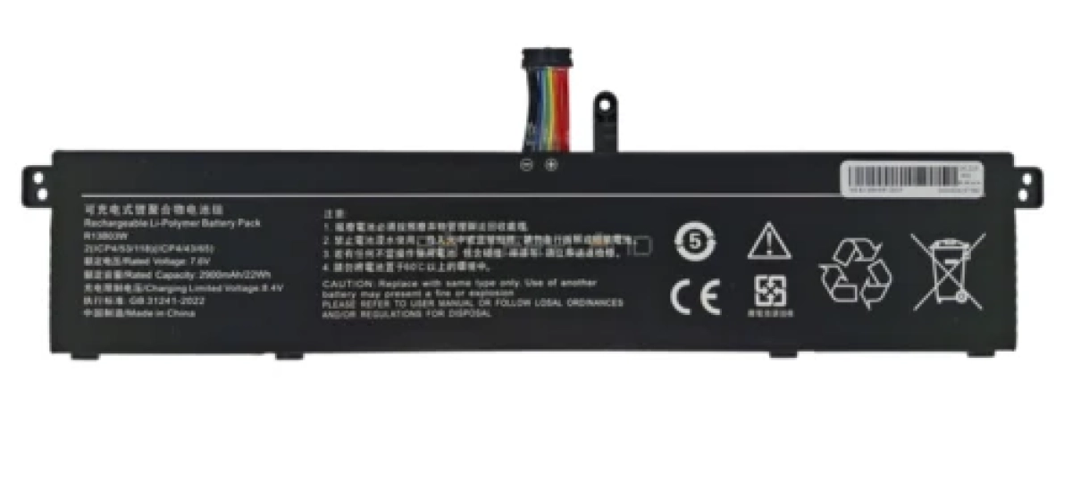 R13B03W батерия за лаптоп Xiaomi, 4 клетки, 7.6V, 22Whна ниска цена с бърза доставка - BestPC.BG