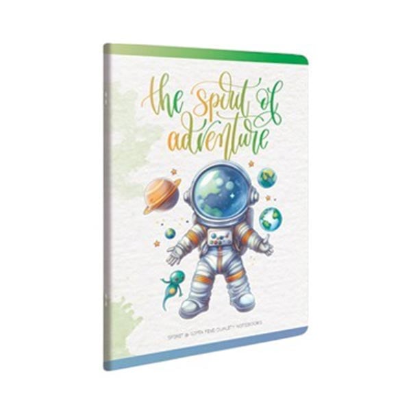 Gipta Тетрадка Spirit, A4, бяла хартия, на квадратчета, картонена корица, 60 листана ниска цена с бърза доставка - BestPC.BG