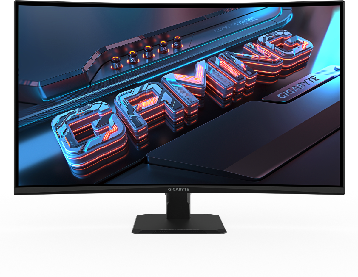Геймърски Монитор Gigabyte GS32QCA - 32 inch SS-VA 1500R, QHD (2560x1440), 180Hz, 1ms, HDR Readyна ниска цена с бърза доставка - BestPC.BG