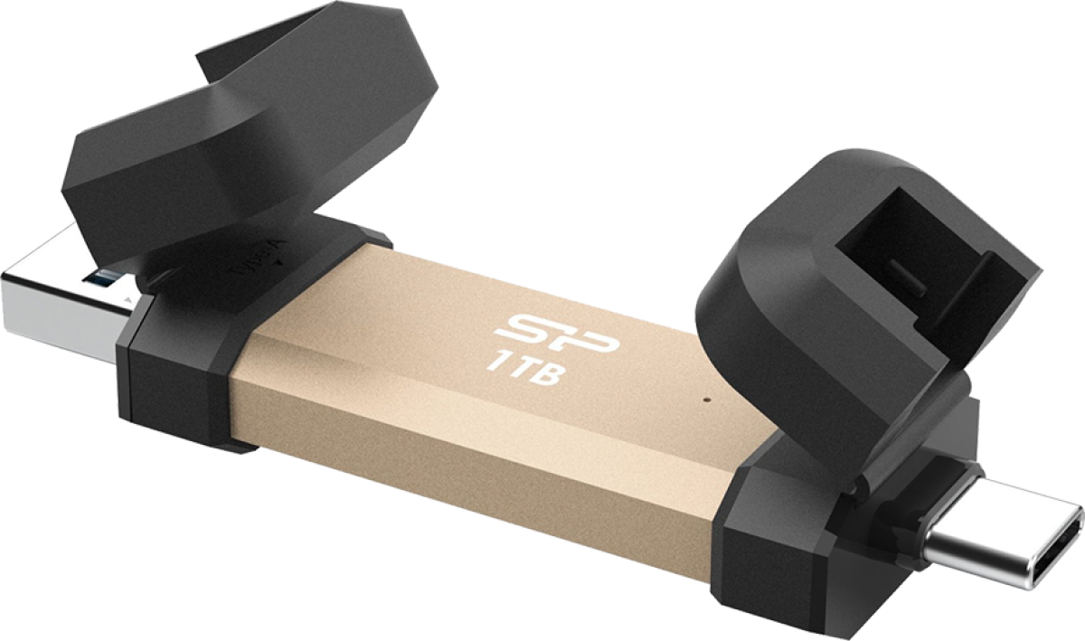 Silicon Power UC3S72 1TB, USB3.2 Gen2, DS72, Goldна ниска цена с бърза доставка - BestPC.BG