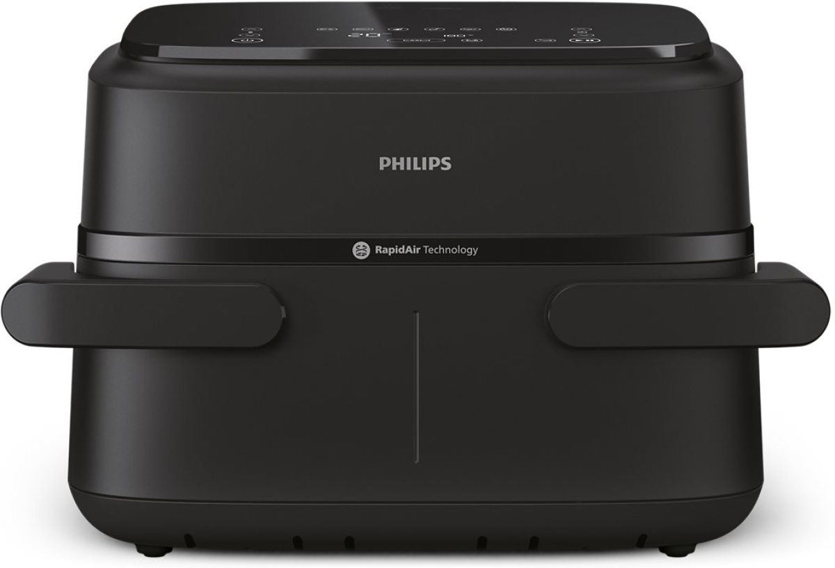 PHILIPS Airfryer Series 1000, 7.1 литра, RapidAir, LED дисплей, двойна кошница, черенна ниска цена с бърза доставка - BestPC.BG