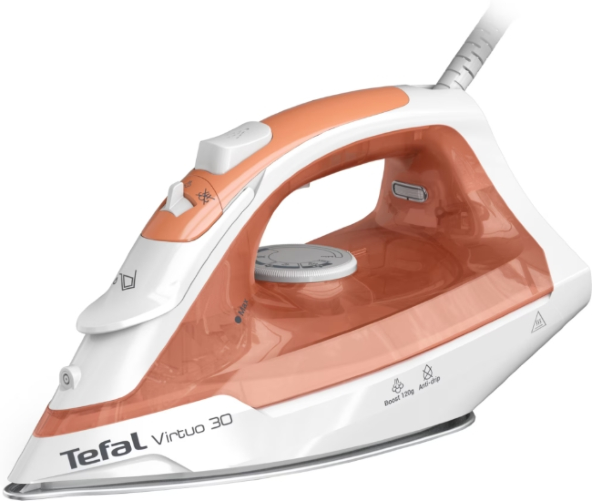 Tefal FV2C40E0 Steam Iron Virtuo 30на ниска цена с бърза доставка - BestPC.BG