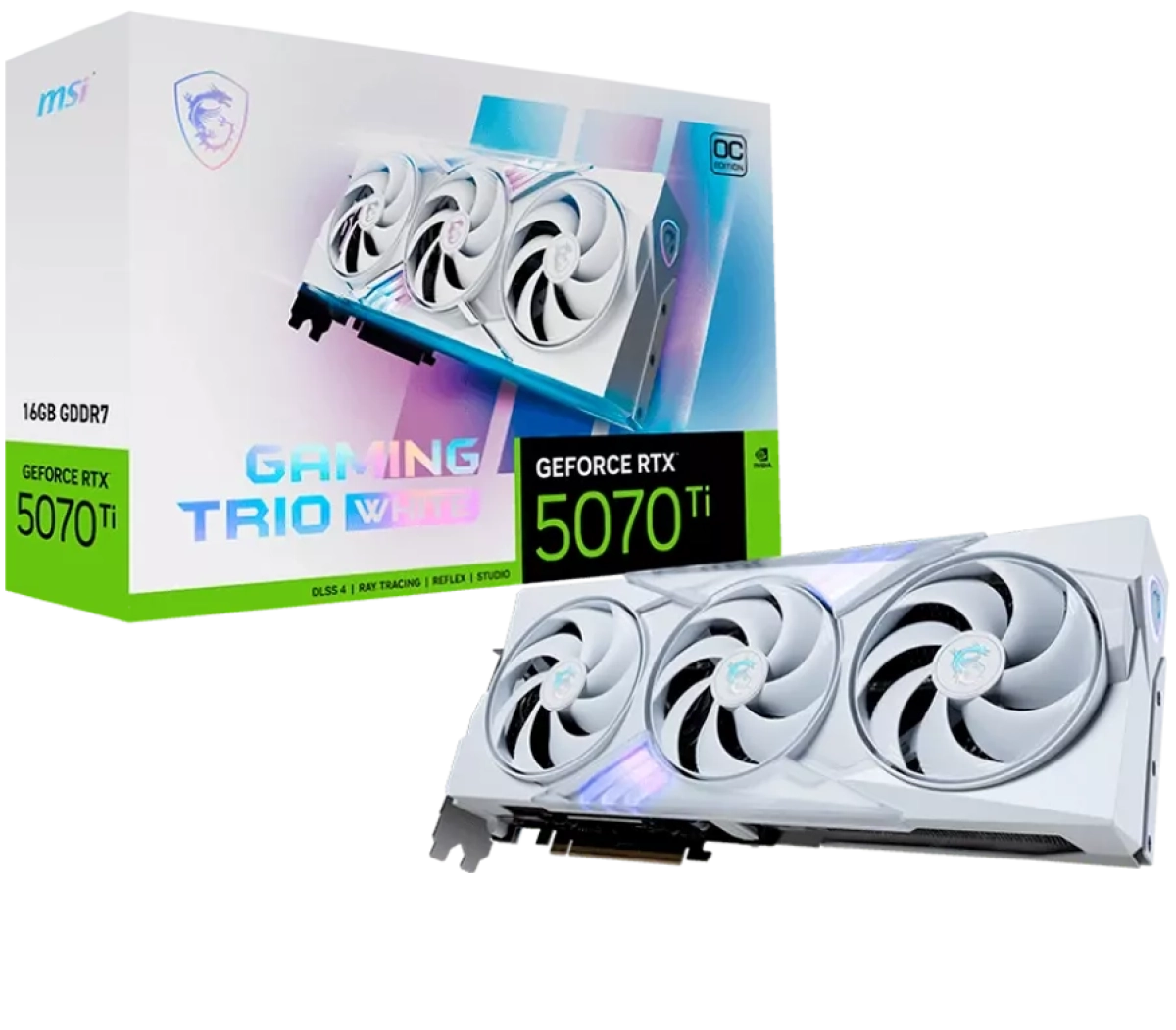 Видеокарта MSI Video Card Nvidia GeForce RTX 5070 TI 16G GAMING TRIO OCна ниска цена с бърза доставка - BestPC.BG