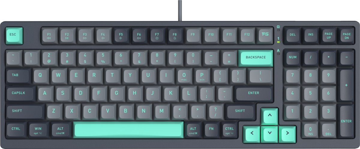 Клавиатура Геймърска A4tech Fstyler FGS300 Panda Rock Механична TKLкирилизиранана ниска цена с бърза доставка - BestPC.BG