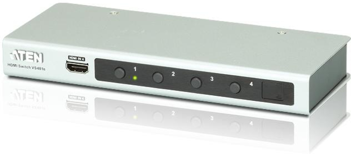 USB Хъб HDMI превключвател ATEN VS481B, 4-портов 4Kна ниска цена с бърза доставка - BestPC.BG