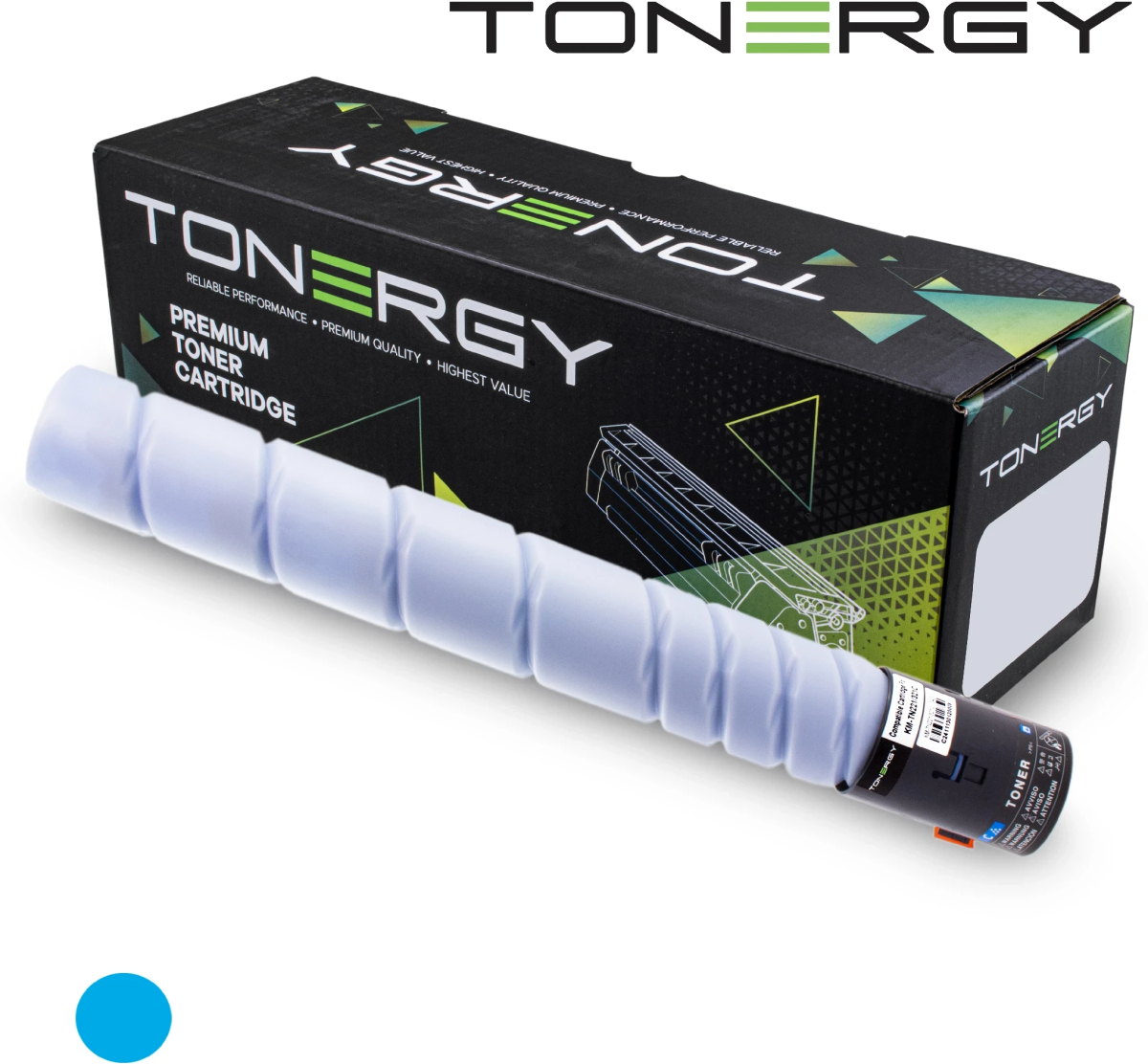 Tonergy съвместима Тонер Касета Compatible Toner Cartridge KONICA MINOLTA TN-221-TN-321 A8K3450, Cyan 21kна ниска цена с бърза доставка - BestPC.BG