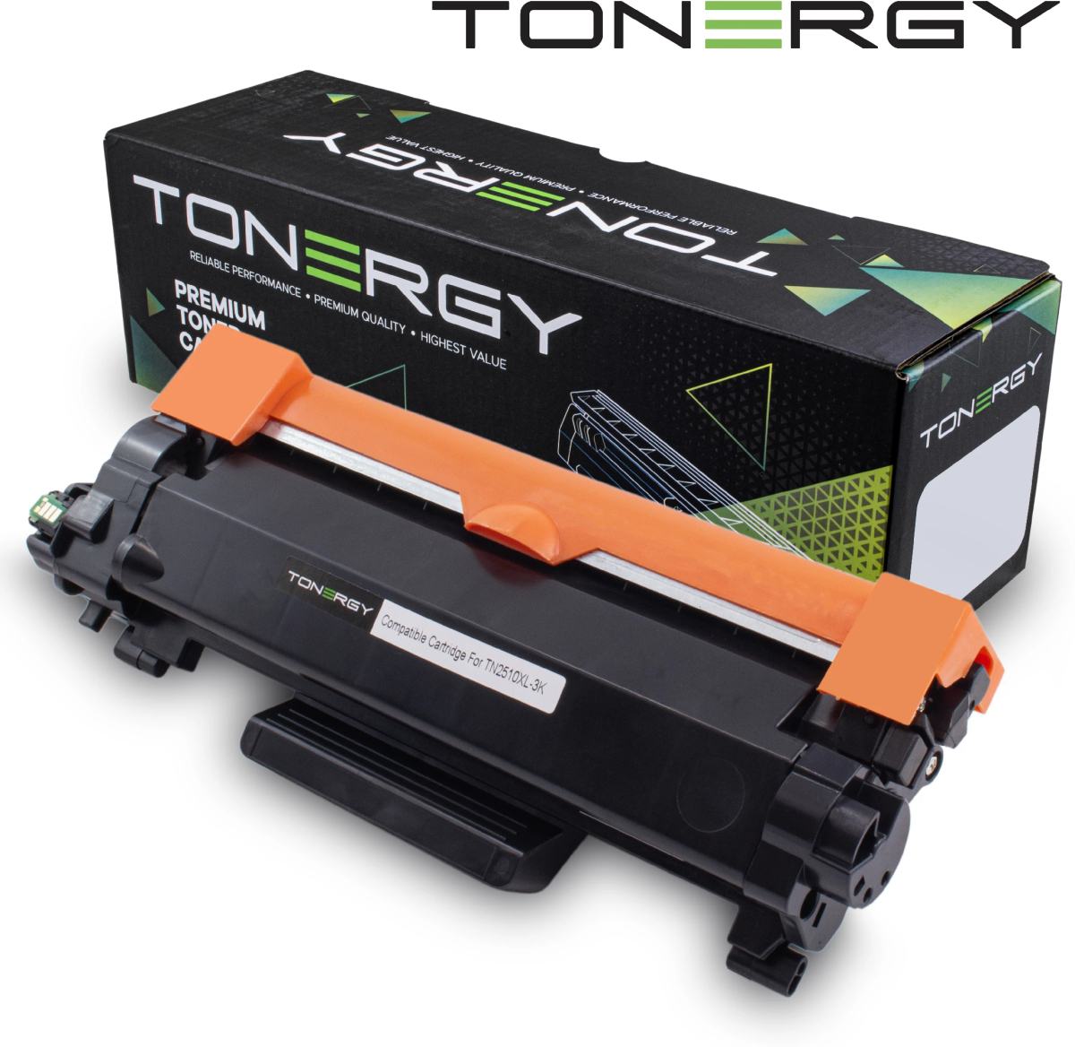 Tonergy съвместима Тонер Касета Compatible Toner Cartridge BROTHER TN-2510XL Black, 3kна ниска цена с бърза доставка - BestPC.BG