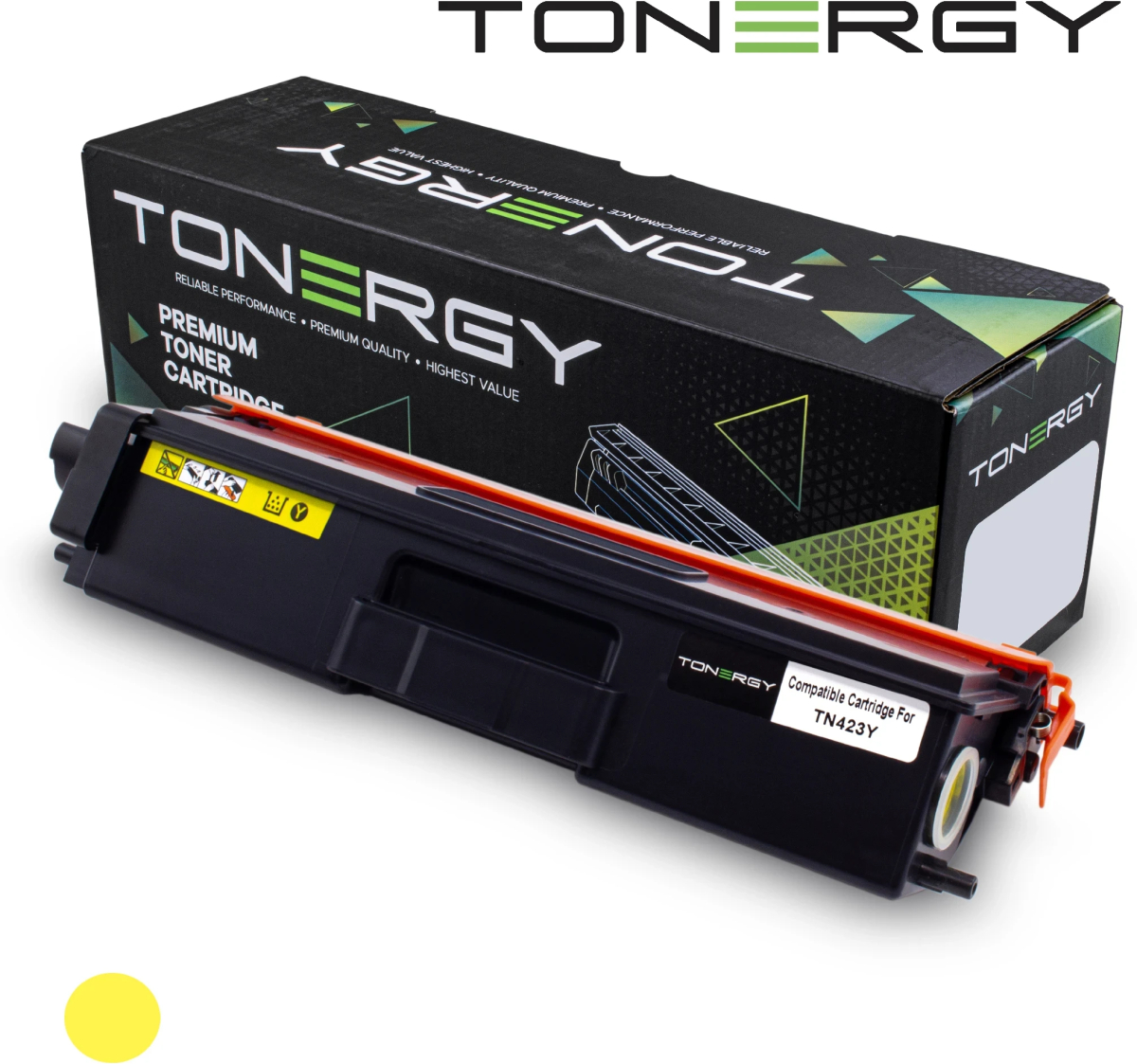 Tonergy съвместима Тонер Касета Compatible Toner Cartridge BROTHER TN423Y Yellow, High Capacity 4kна ниска цена с бърза доставка - BestPC.BG