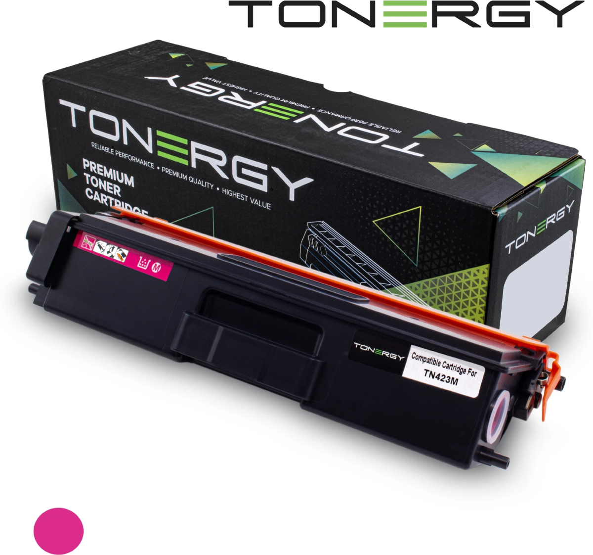 Tonergy съвместима Тонер Касета Compatible Toner Cartridge BROTHER TN423M Magenta, High Capacity 4kна ниска цена с бърза доставка - BestPC.BG