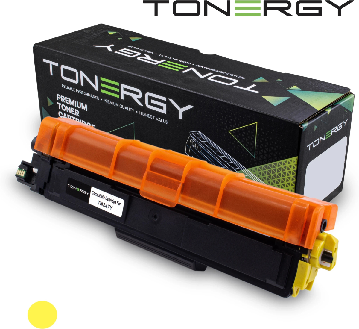Tonergy съвместима Тонер Касета Compatible Toner Cartridge BROTHER TN247Y Yellow, High Capacity 2.3kна ниска цена с бърза доставка - BestPC.BG
