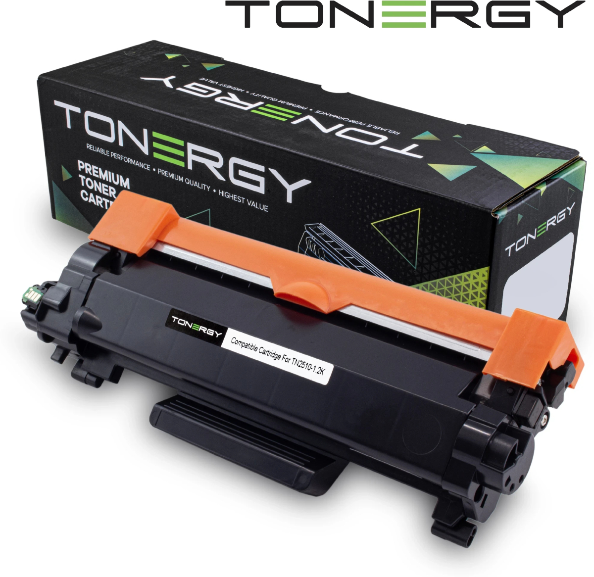 Tonergy съвместима Тонер Касета Compatible Toner Cartridge BROTHER TN-2510 Black, 1.2kна ниска цена с бърза доставка - BestPC.BG