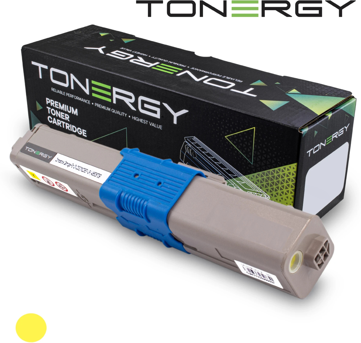 Tonergy съвместима Тонер Касета Compatible Toner Cartridge OKI 46508709 Yellow, 3kна ниска цена с бърза доставка - BestPC.BG