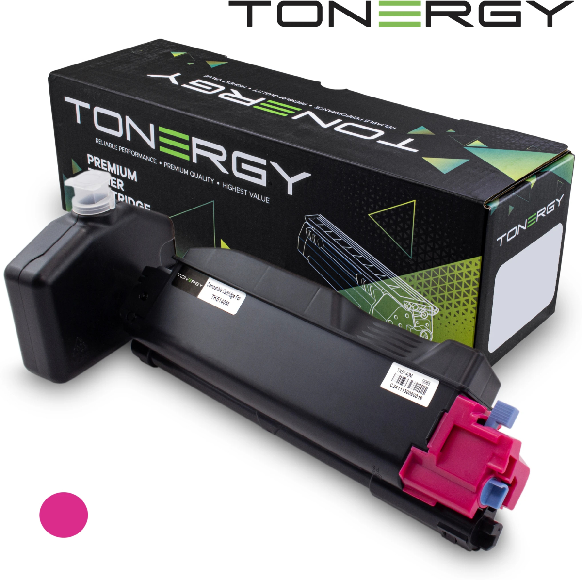 Tonergy съвместима Тонер Касета Compatible Toner Cartridge KYOCERA TK-5140 Magenta, 5kна ниска цена с бърза доставка - BestPC.BG