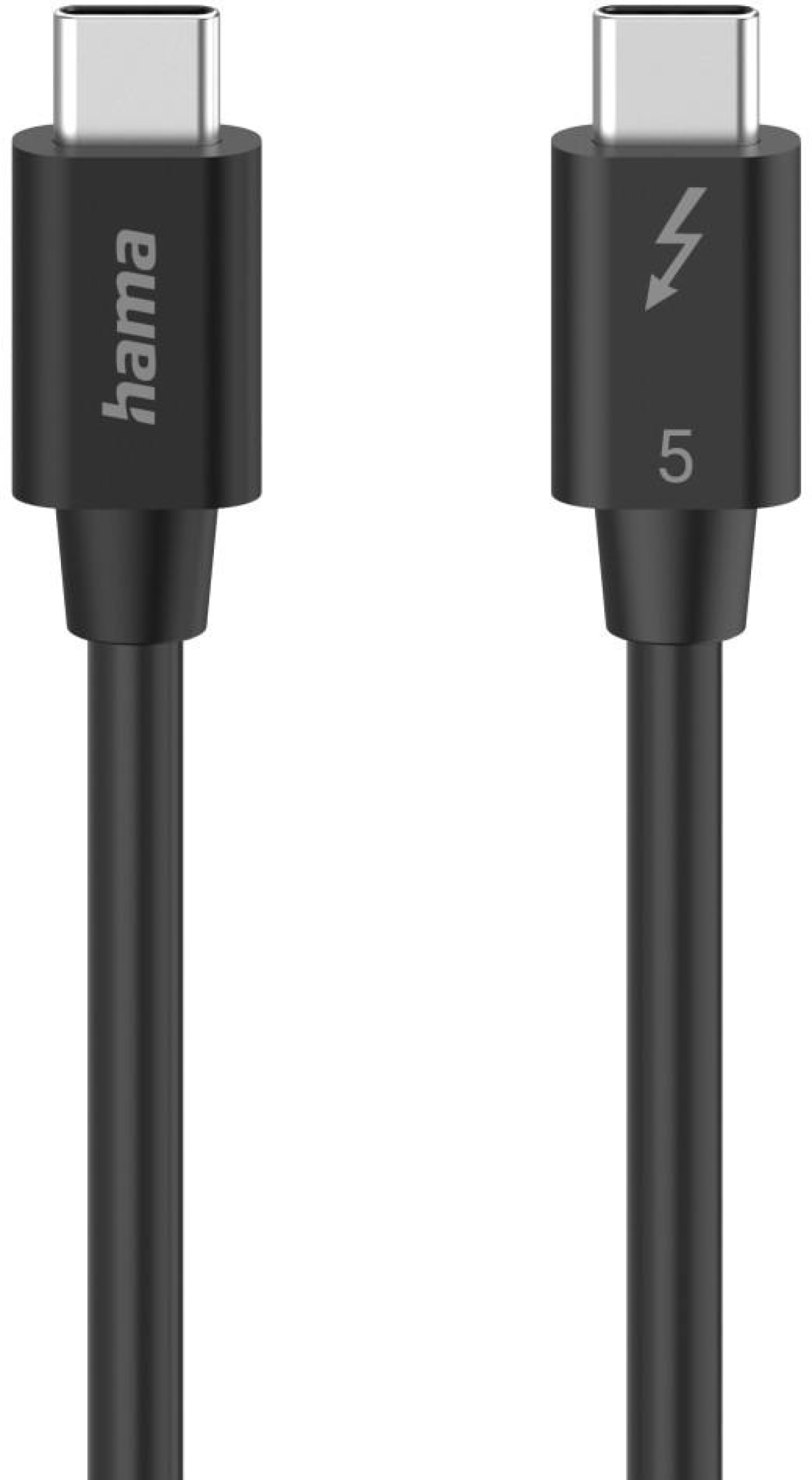 HAMA Кабел USB-C Thunderbolt-5, 80 Gbit-s, 5A, 240W, Ultra-HD 8K, 1.00 mна ниска цена с бърза доставка - BestPC.BG