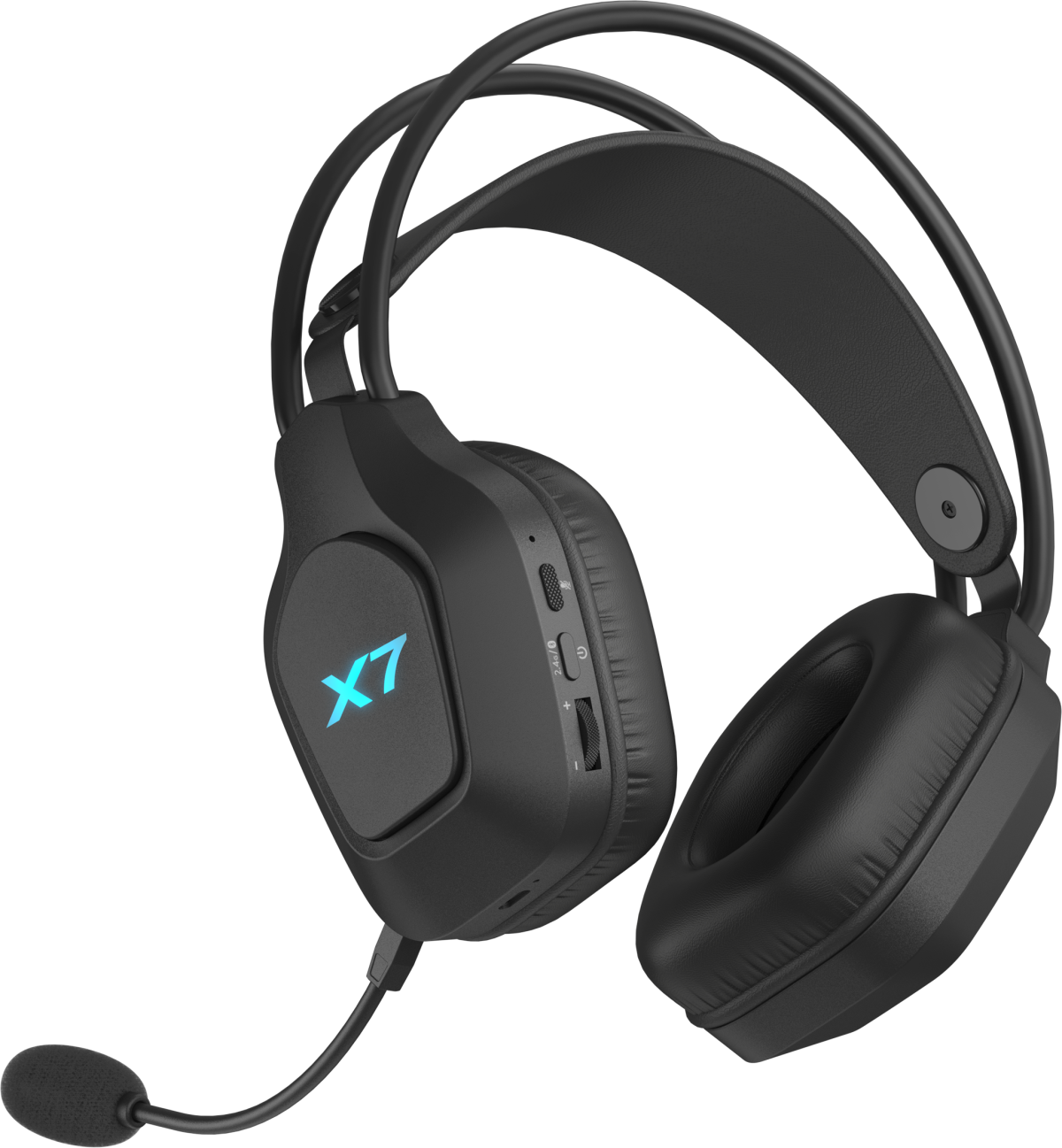 A4tech X7 Геймърски безжични слушалки XR-200, Bluetooth, RGB, чернина ниска цена с бърза доставка - BestPC.BG