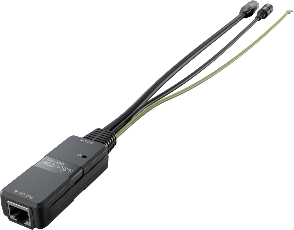 Мрежов аксесоар GESP+PoE е пасивен PoE инжектор с гръмозащита Mikrotik GESP+POE-INна ниска цена с бърза доставка - BestPC.BG