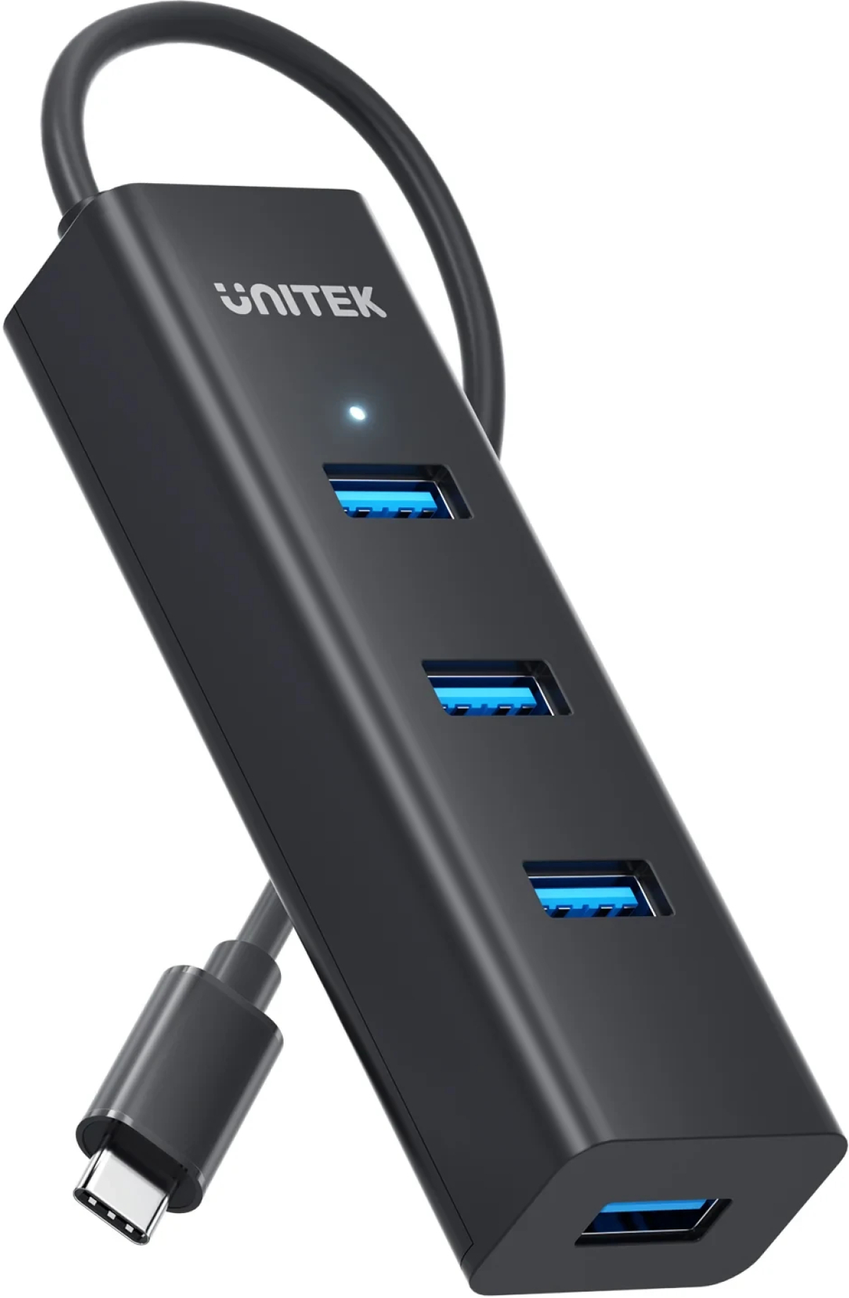 Unitek хъб HUB USB-C 4 port - 4 x USB3.0 Black - Y-3089Z01на ниска цена с бърза доставка - BestPC.BG