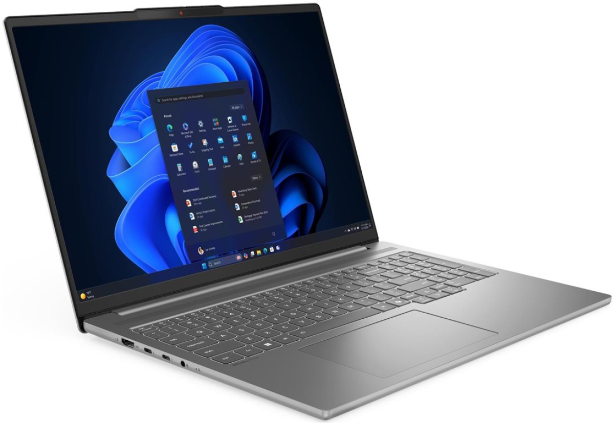 Лаптоп Lenovo IdeaPad Pro 5 16IAH10, 16.0", 2.8K, Intel Core Ultra 5 225H, Intel Arc 130T, 32 GB DDR5, 512 GB SSD, Без OS, Сивна ниска цена с бърза доставка - BestPC.BG