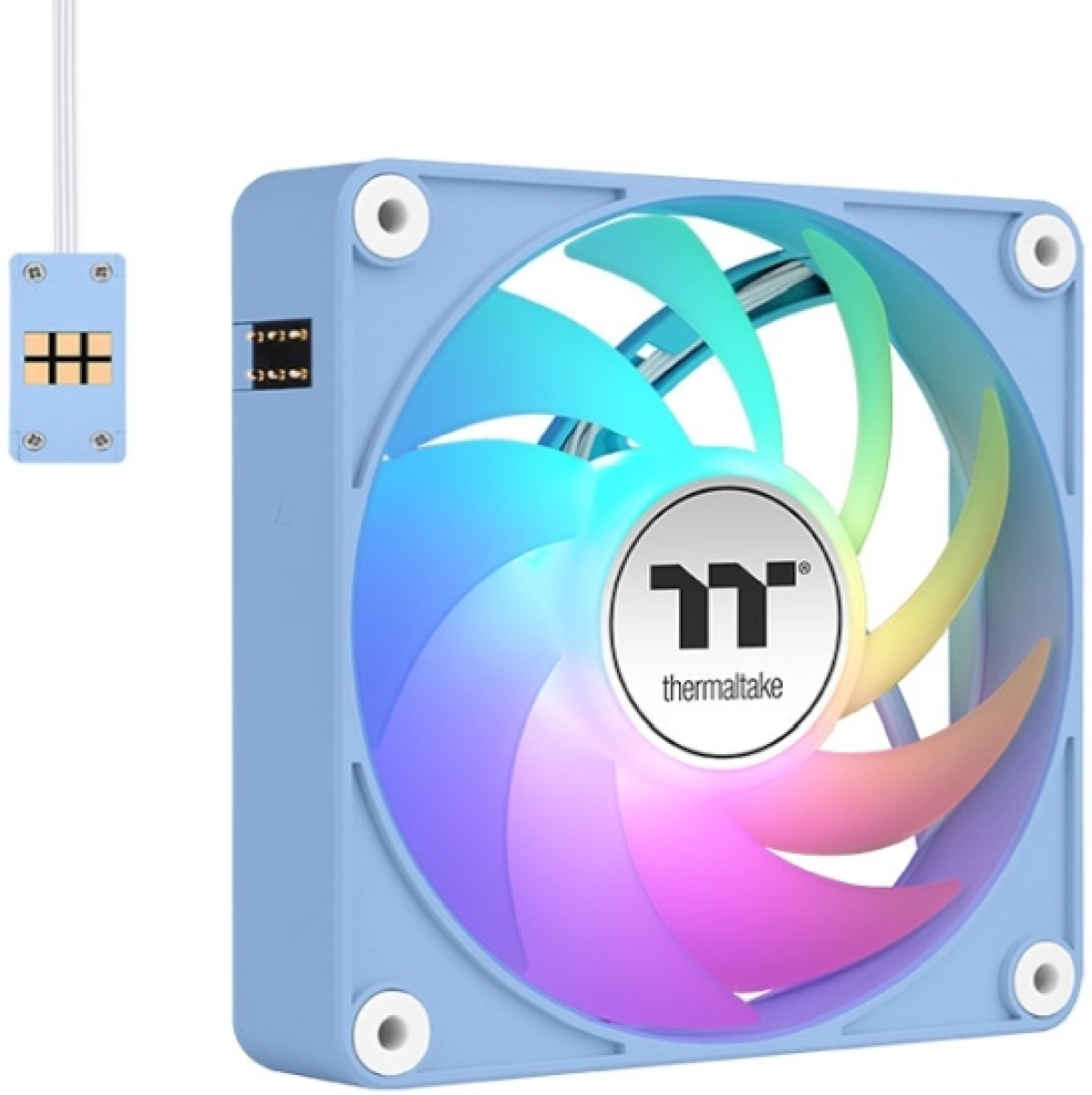 Вентилатор Thermaltake CT140 EX ARGB Sync PC Cooling Fan 3 Pack Magnetic Connect Hydrangea Blueна ниска цена с бърза доставка - BestPC.BG