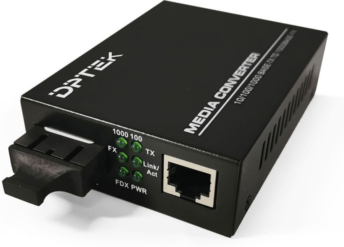 DPTEK DK-MC-GS-20, Гигабитов медия конвертор, Сингъл мод, 1310 nm, 20 кмна ниска цена с бърза доставка - BestPC.BG