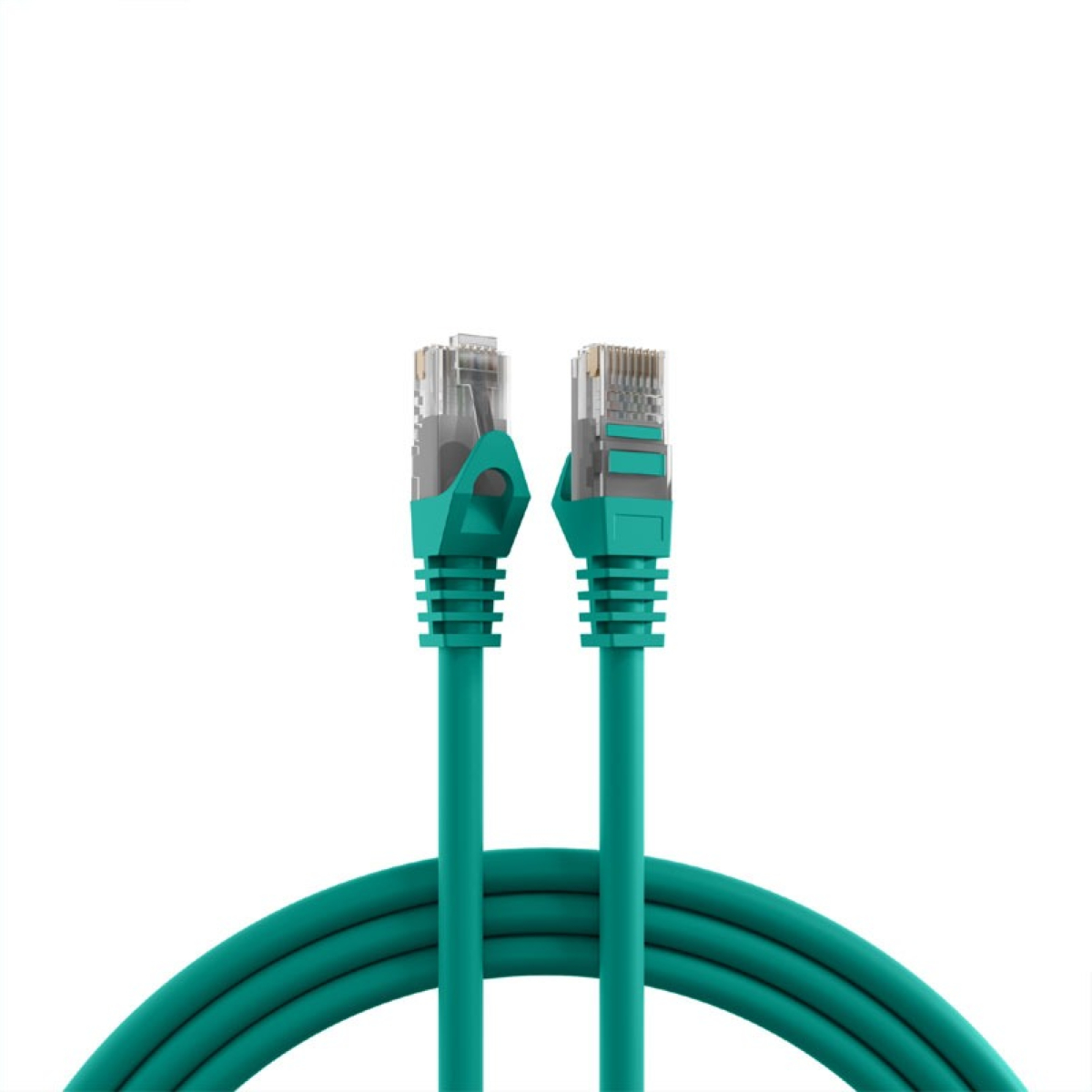 Медна пач корда Patch cable U-UTP, Cat.5e, LSZH, CCA, green, 1 mна ниска цена с бърза доставка - BestPC.BG